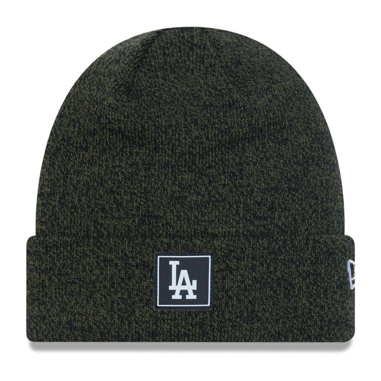 New Era Wintermütze Beanie - PATCH Los Angeles Dodgers army von New Era