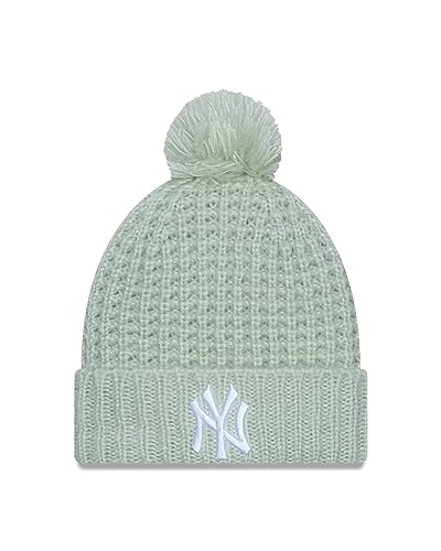 New Era Wintermütze Frauen Fanartikel New York Yankees Grün MLB Baseball Bommelmütze - One-Size von New Era