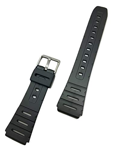 20 mm schwarzes Gummi-Uhrenarmband – bequemes und langlebiges PVC-Material von NewLife