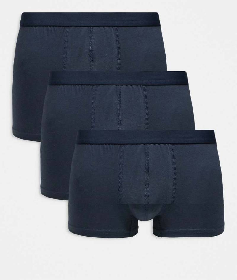 New Look - 3er-Pack Boxershorts in Marineblau von New Look