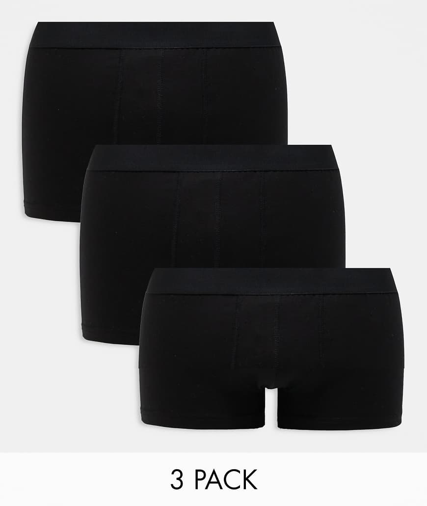 New Look - 3er-Pack Boxershorts in Schwarz von New Look