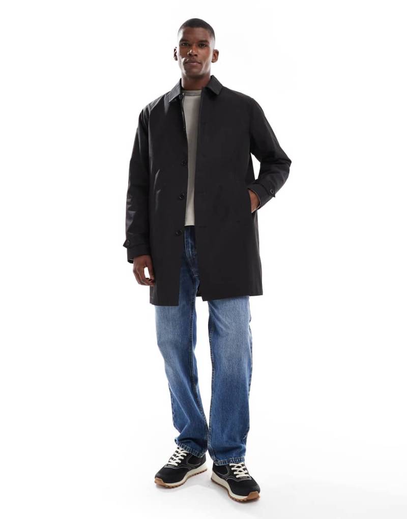 New Look - Car-Coat aus Nylon in Schwarz von New Look