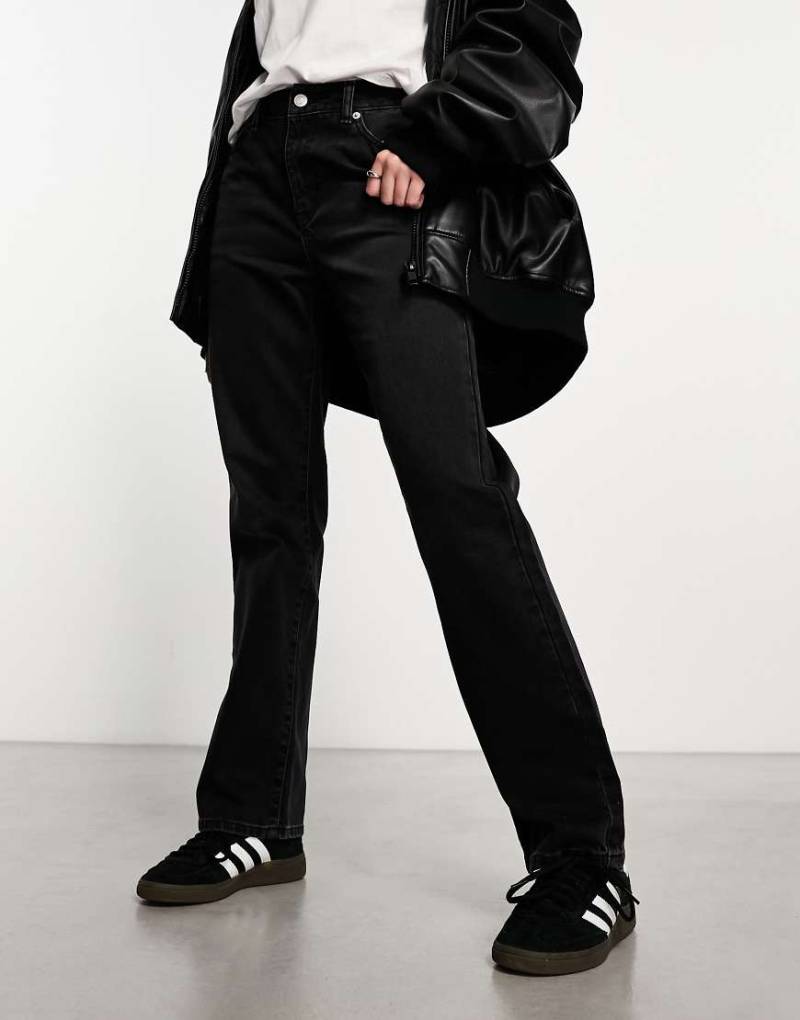 New Look - Dad-Jeans in Schwarz von New Look