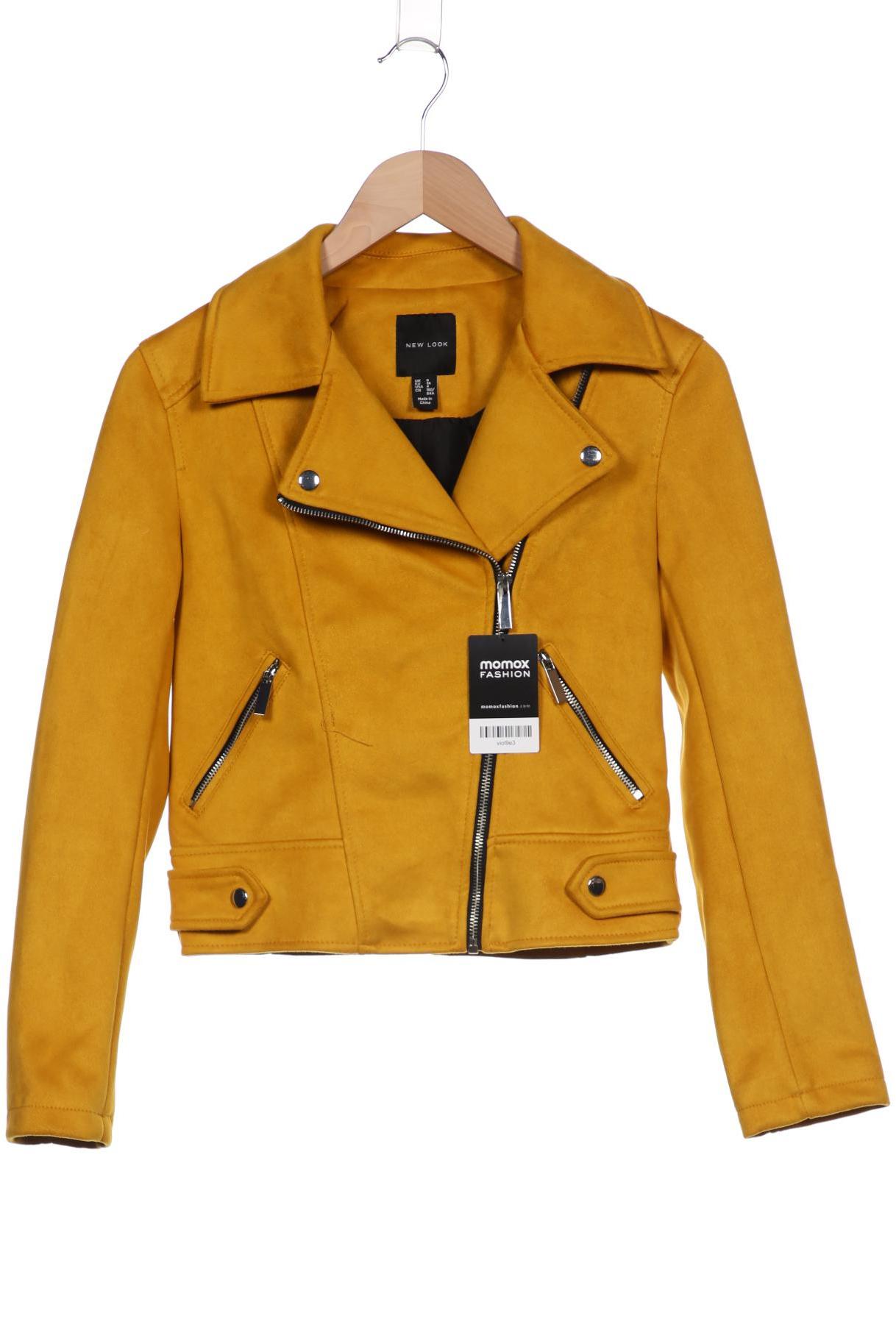 New Look Damen Jacke, gelb, Gr. 36 von New Look