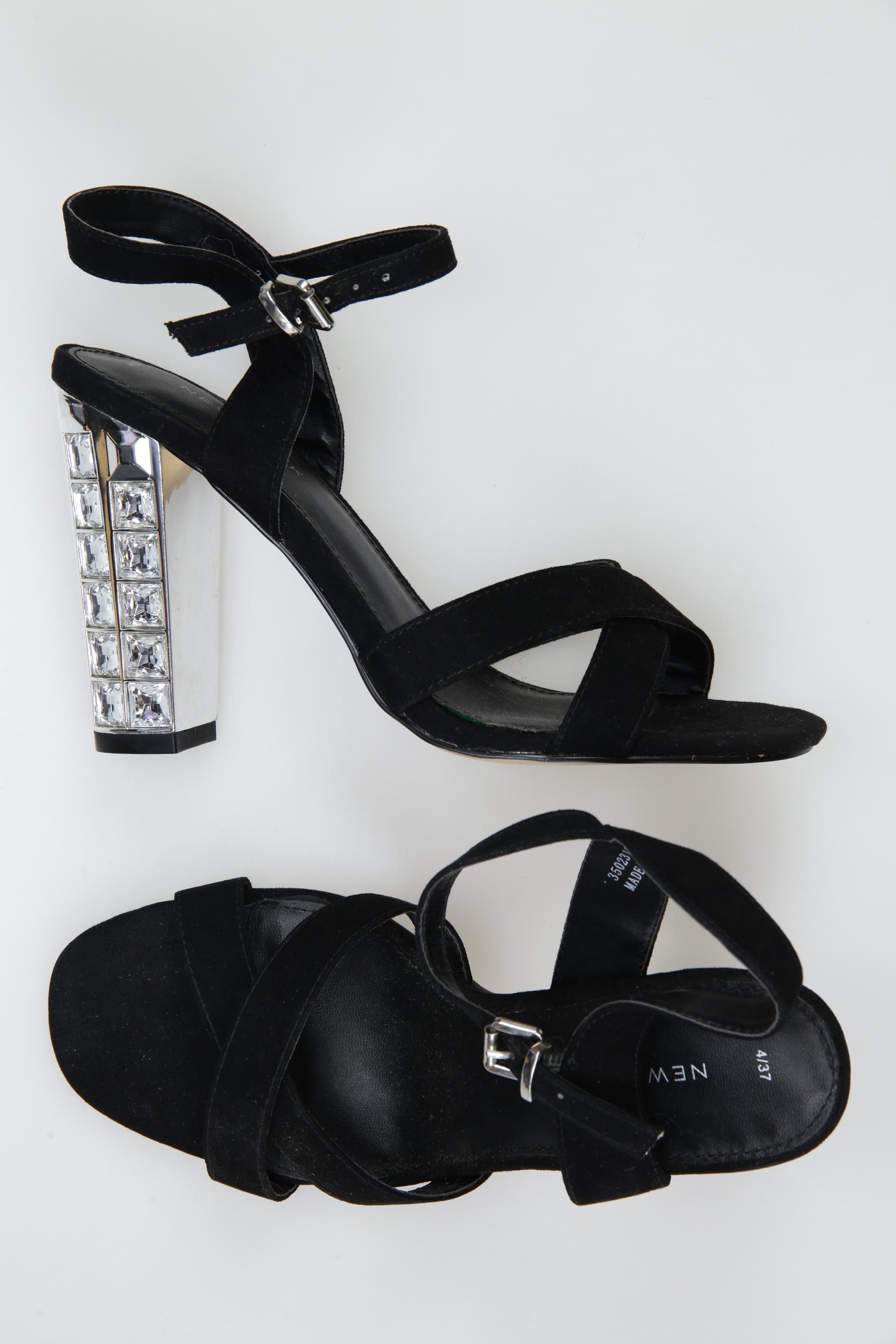 New Look Damen Sandale, schwarz, Gr. 37 von New Look