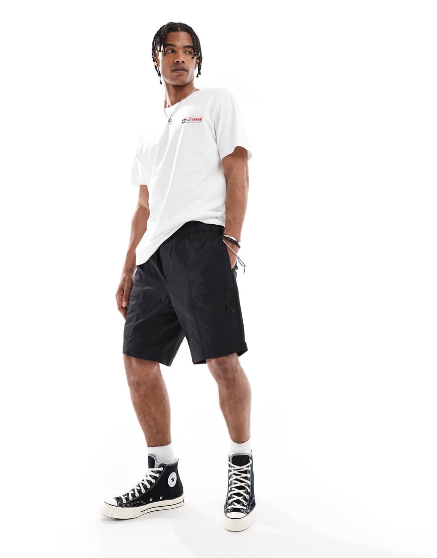 New Look - Funktionale Shorts in Schwarz mit Reißverschluss von New Look
