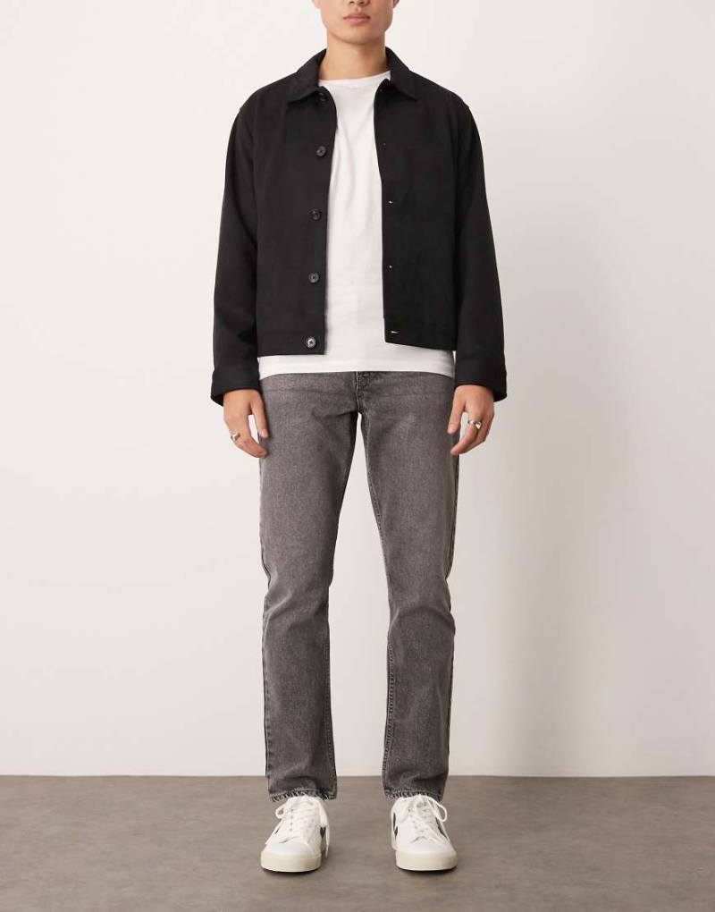 New Look - Gerade geschnittene Jeans in Grau von New Look