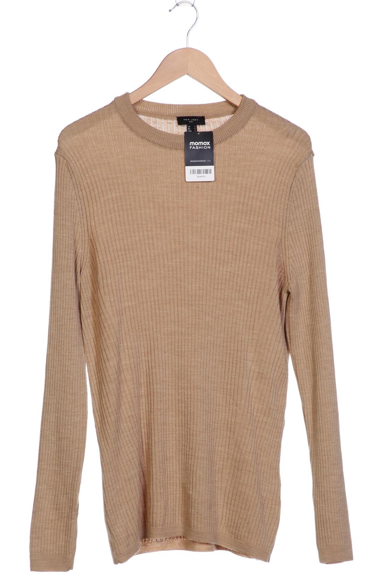 New Look Herren Pullover, beige von New Look