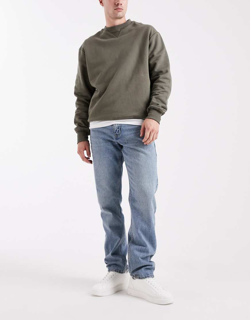 New Look - Jeans mit geradem Schnitt in Hellblau von New Look