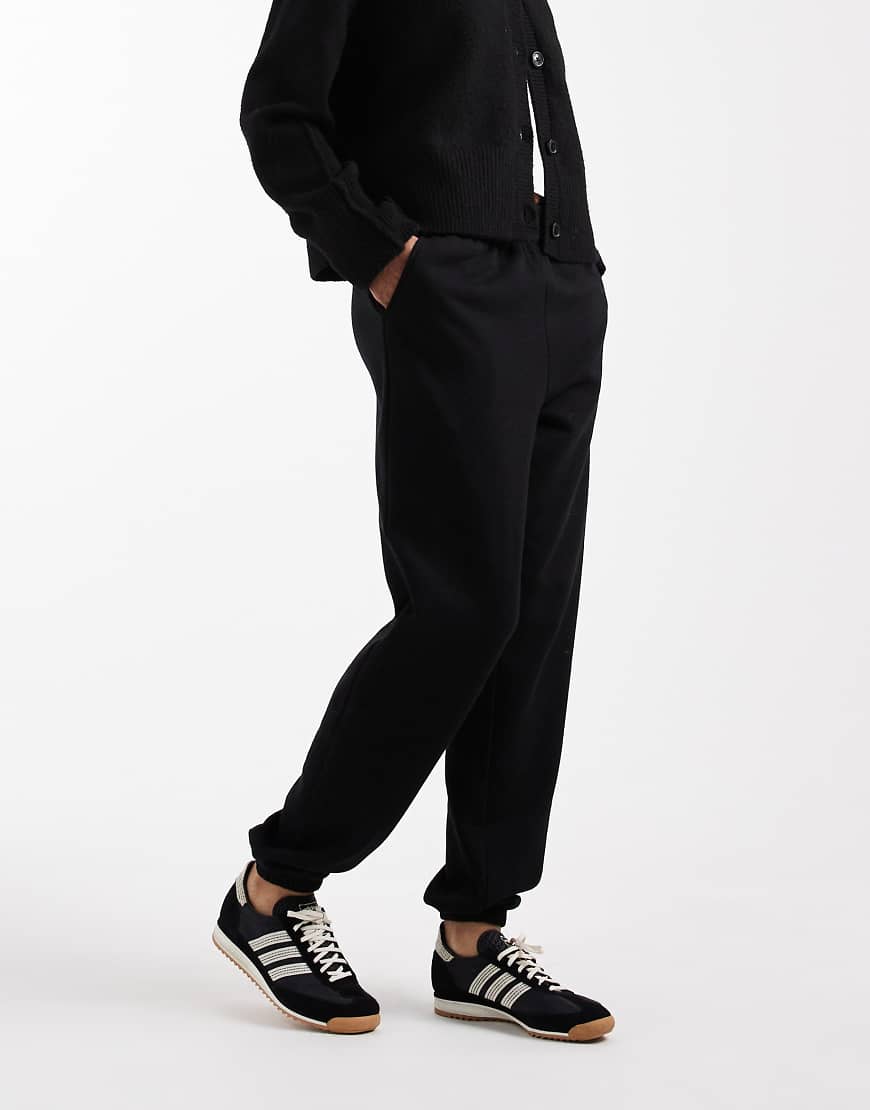 New Look - Jogginghose in Schwarz mit schmalem Bein und Bündchen von New Look