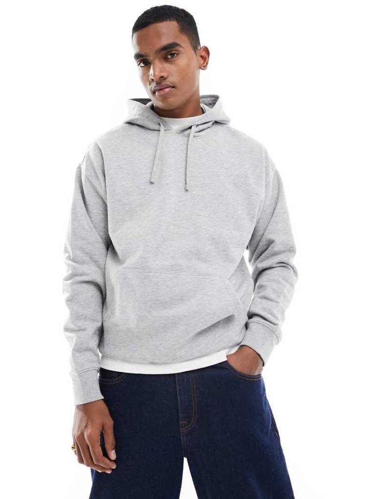 New Look - Kapuzenpullover in Kalkgrau von New Look