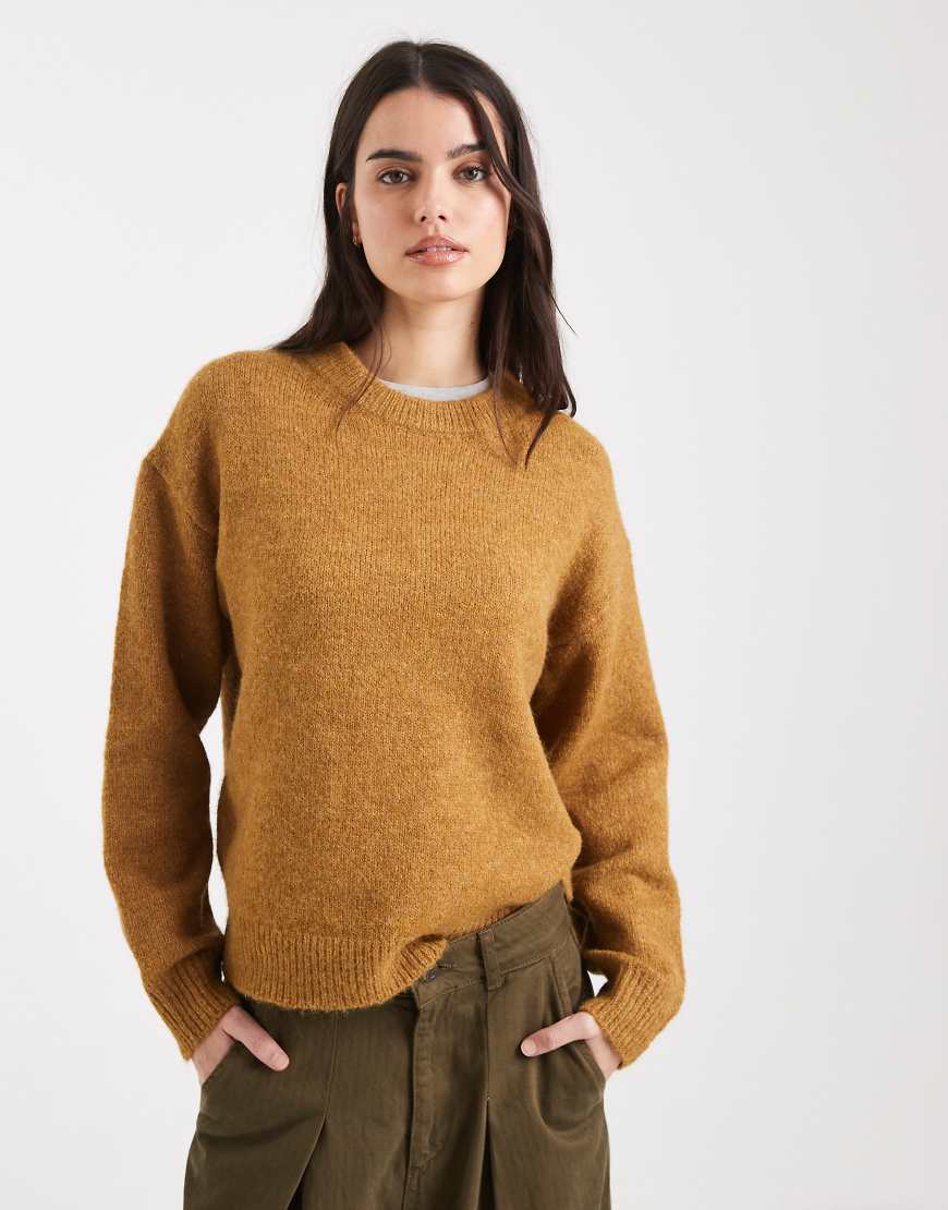 New Look - Oversize-Pullover in Gelb von New Look