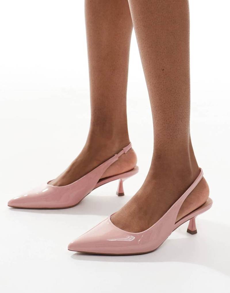 New Look - Schuhe in Rosa mit Fersenriemen und Absatz von New Look