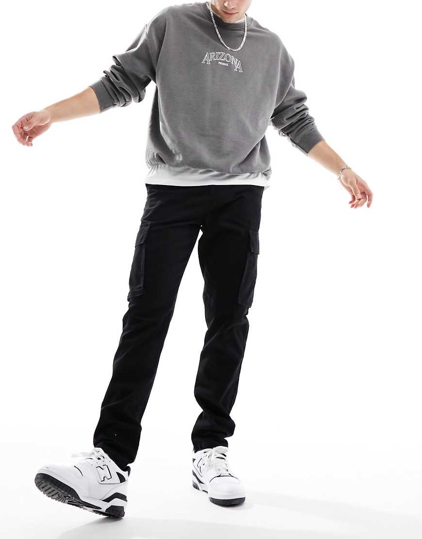 New Look - Schwarze Cargo-Hose von New Look