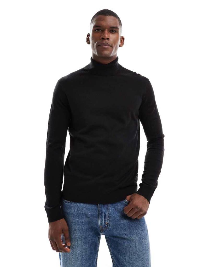 New Look - Schwarzer Rollkragenpullover von New Look