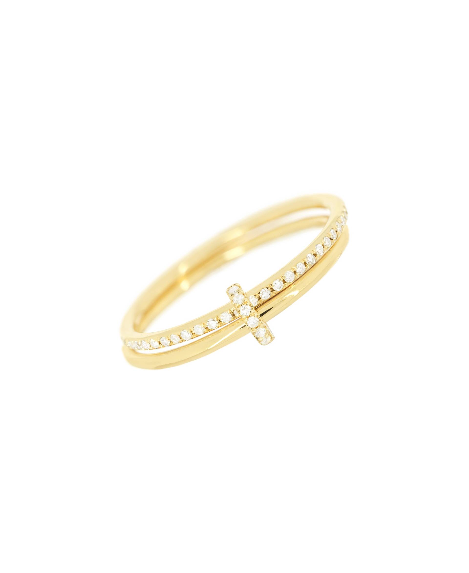DIAMOND Ringset 14K Gold von New One