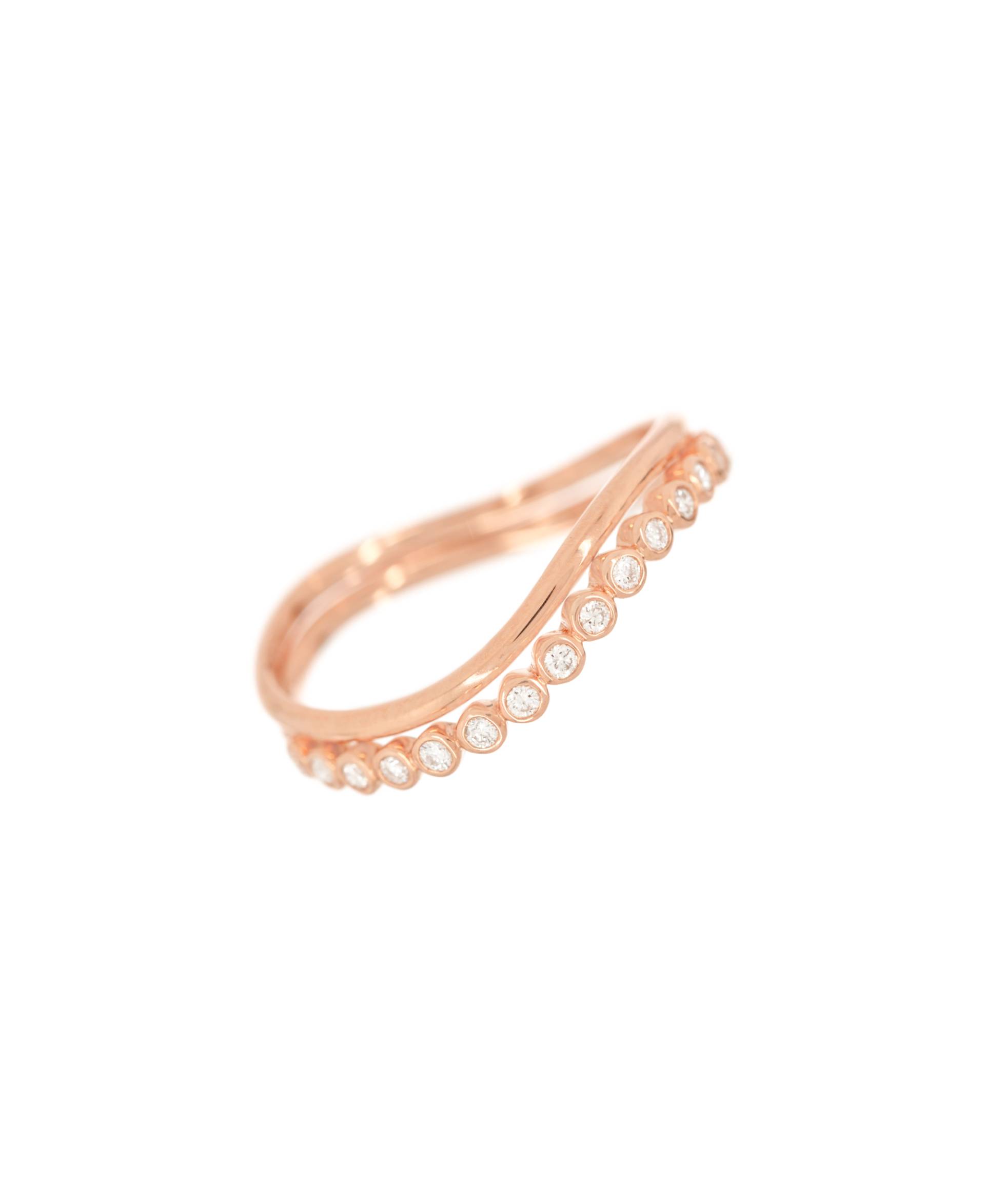 DIAMOND Ringset 14K Roségold von New One