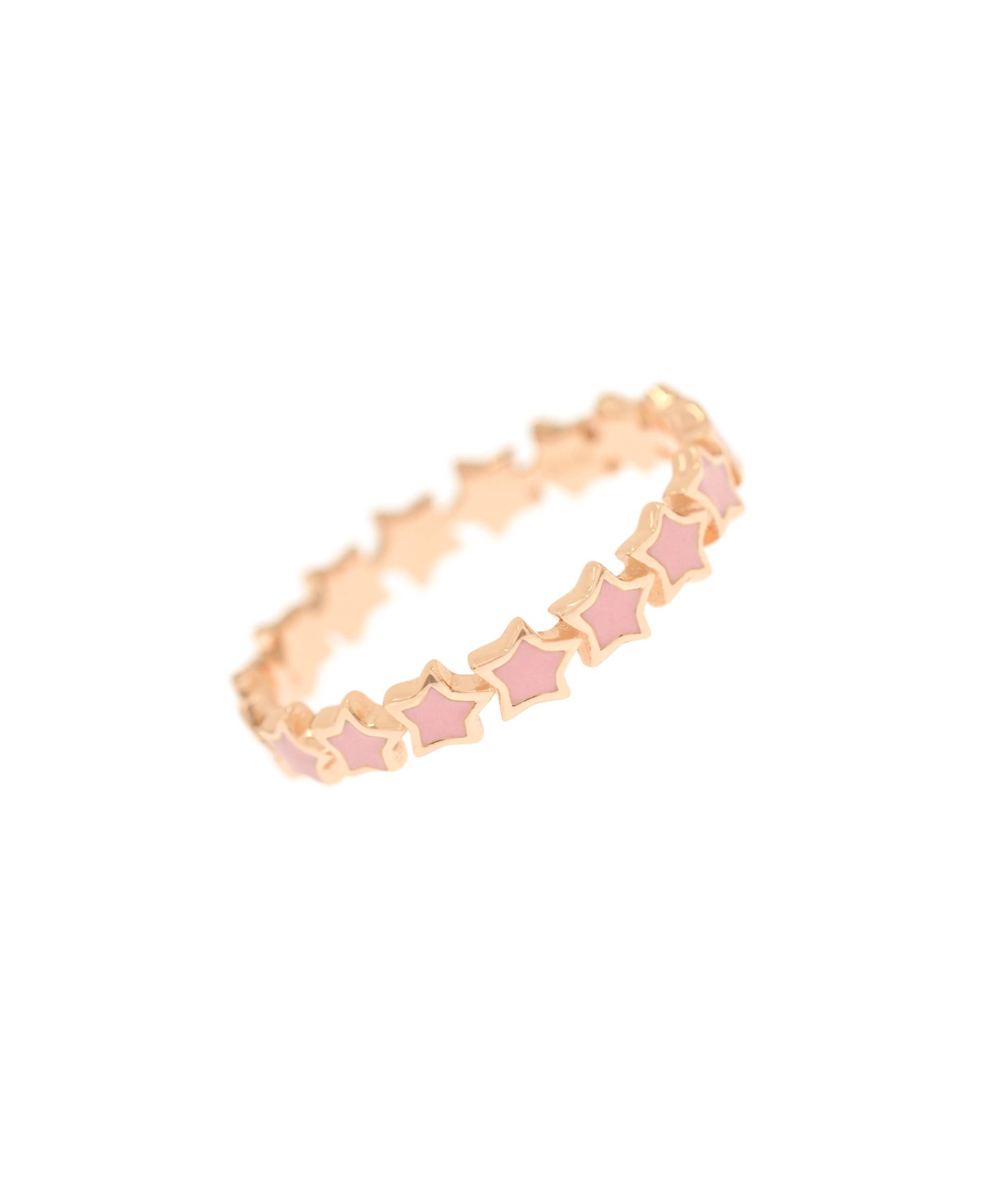 EMAILLE STARS Ring Rosa von New One