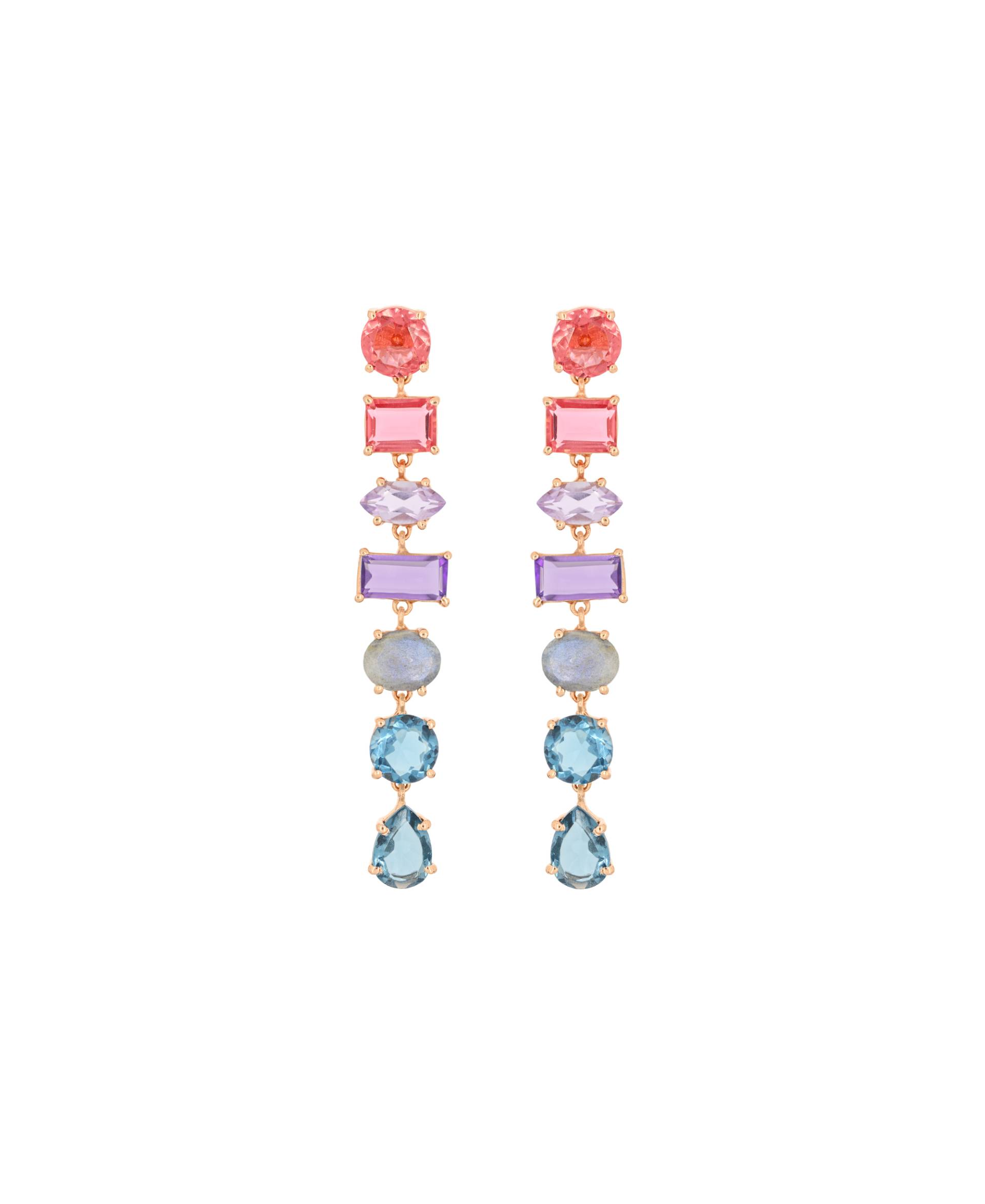 GRANDEUR Ohrschmuck Rosa von New One