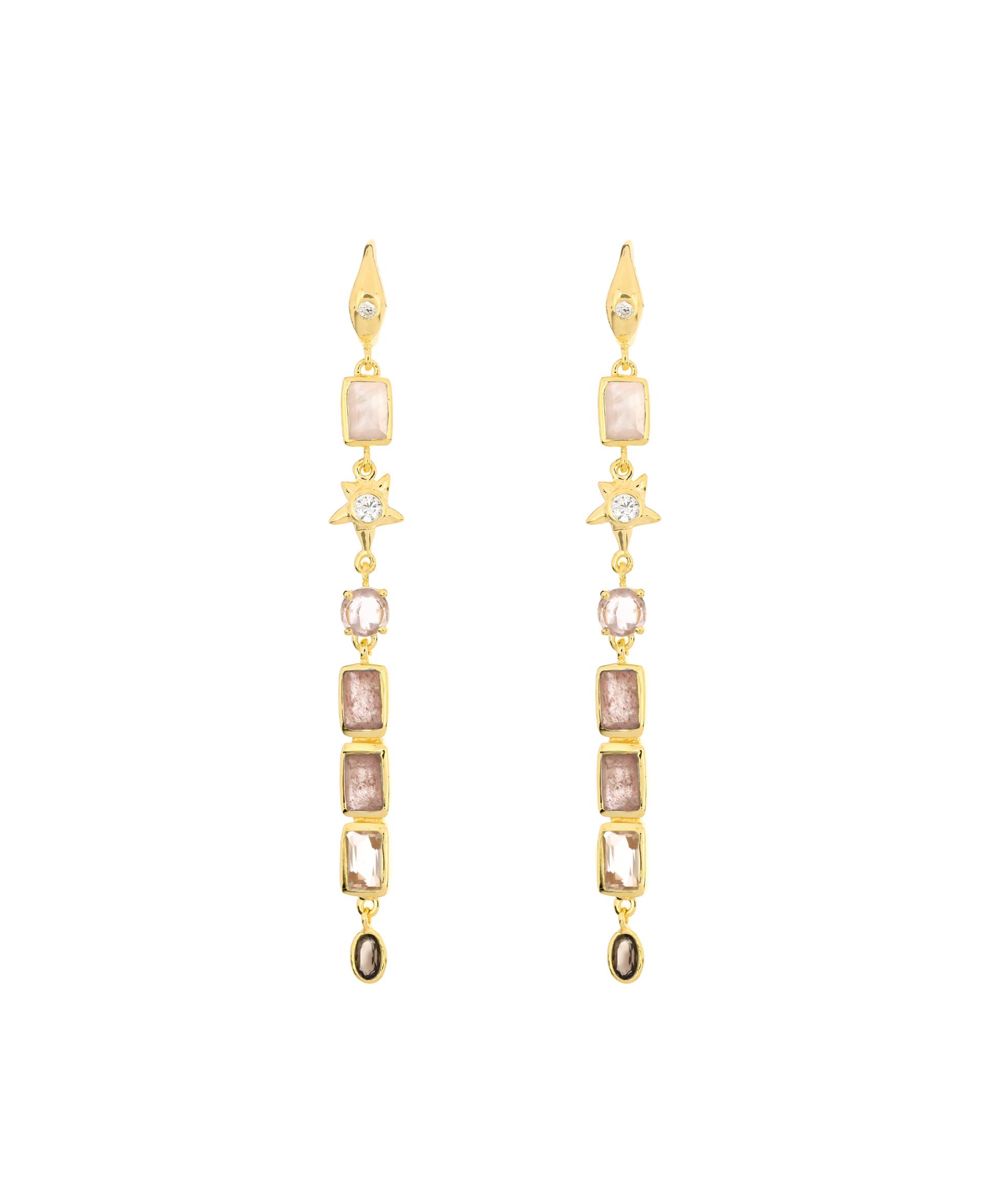 GRANDEUR Ohrschmuck Rosa von New One