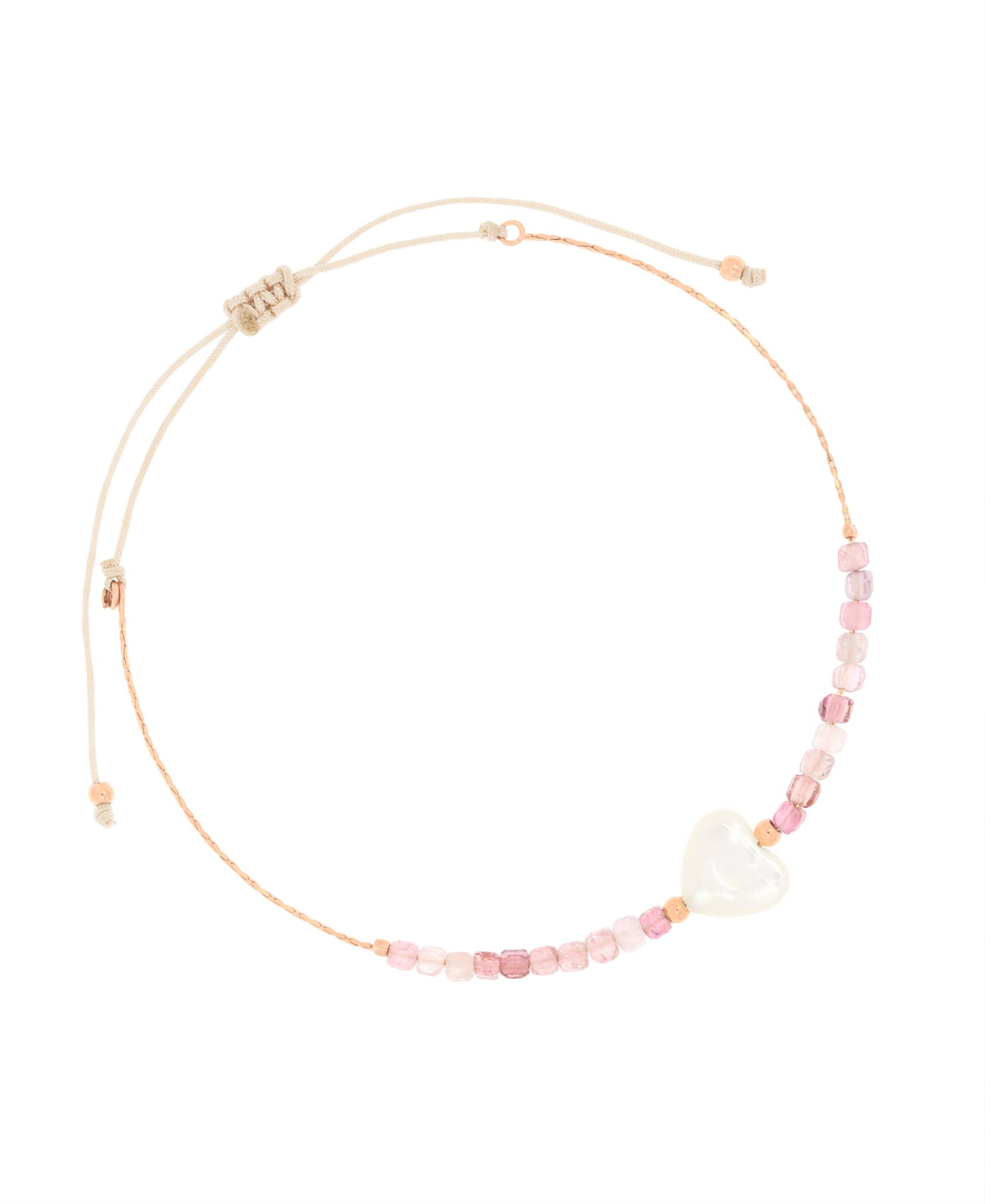 PEARL HEART Armband Rosa von New One