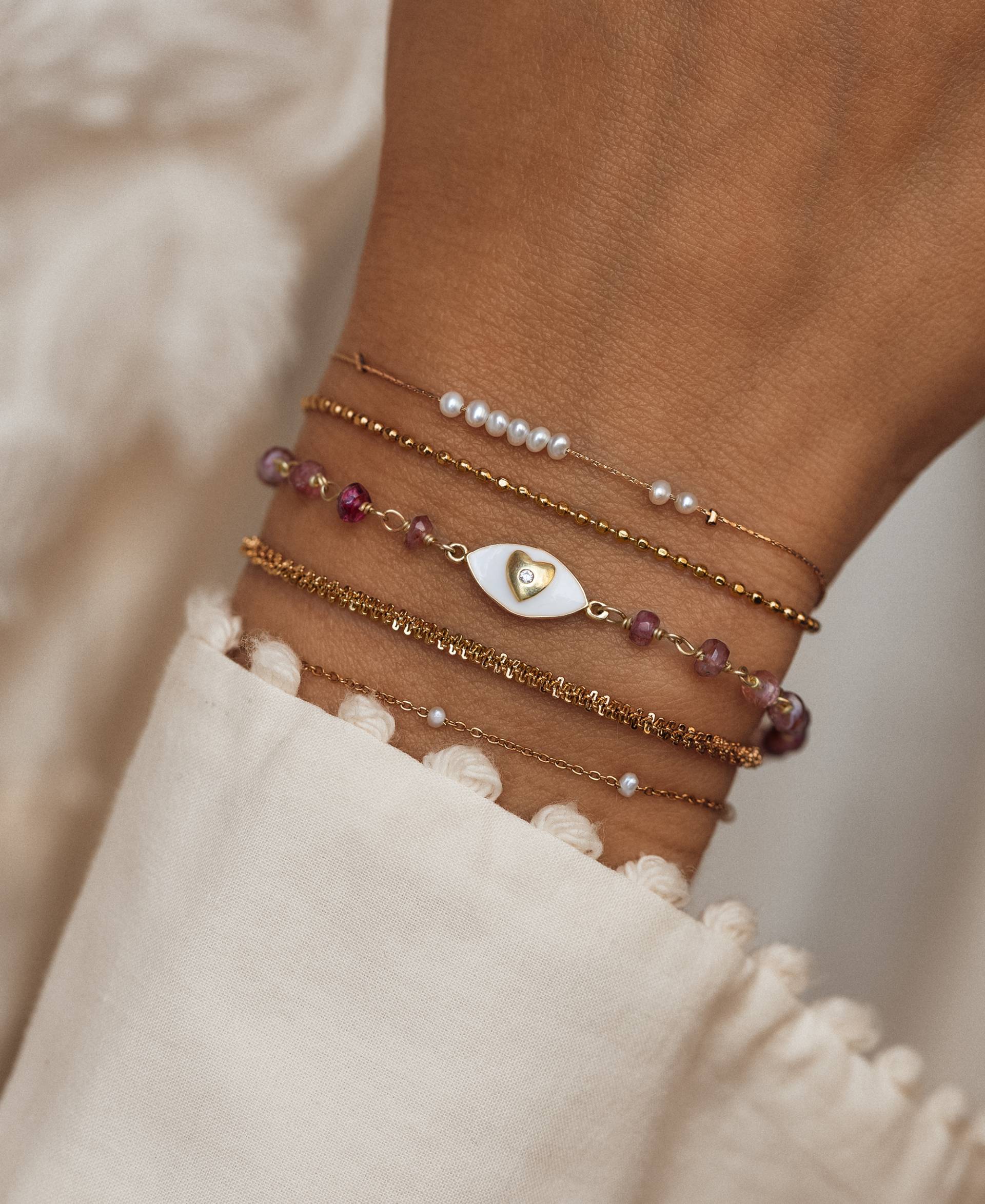 ROSY HEART Armband Rosa von New One