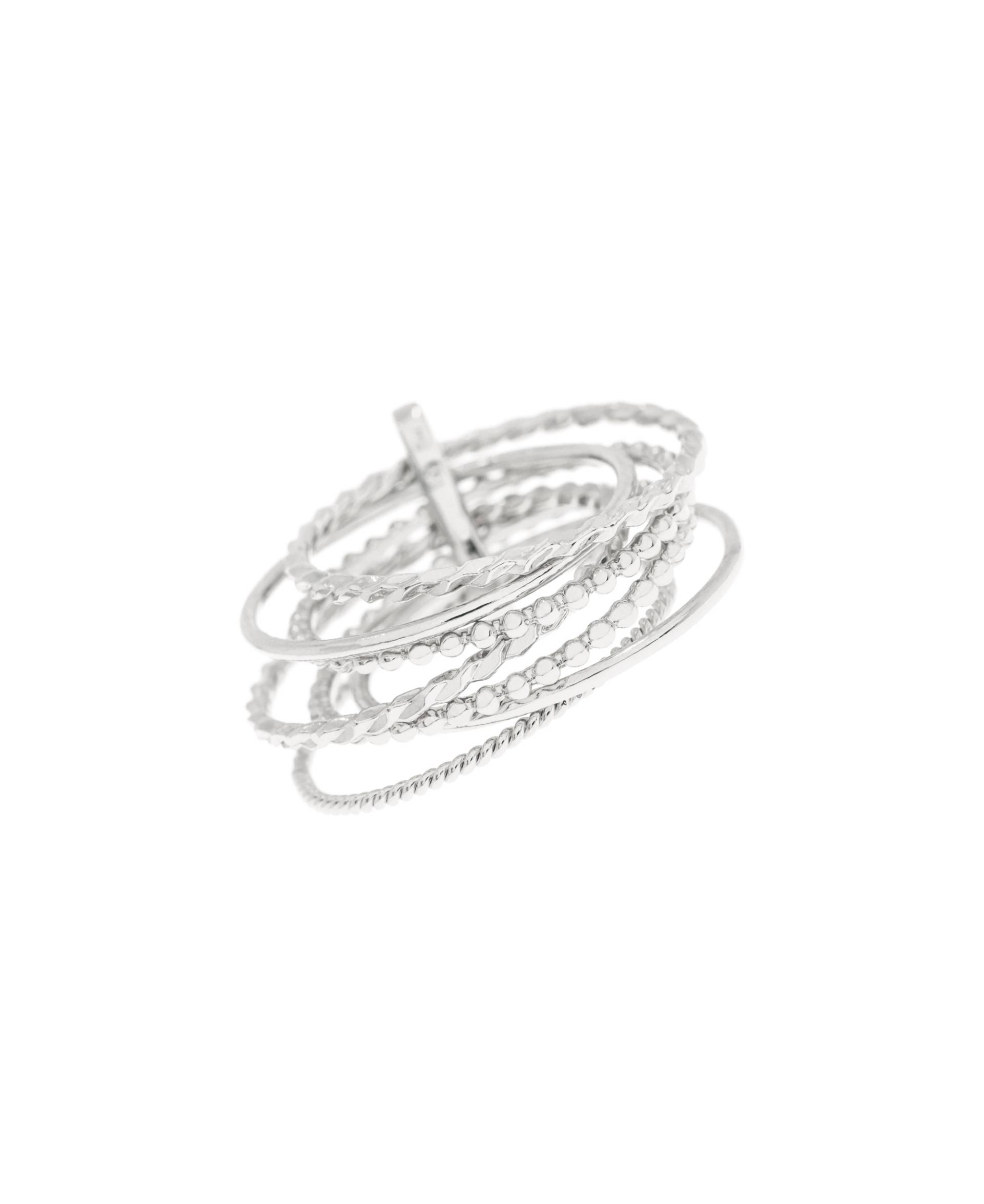SERENA Ringset Silber von New One