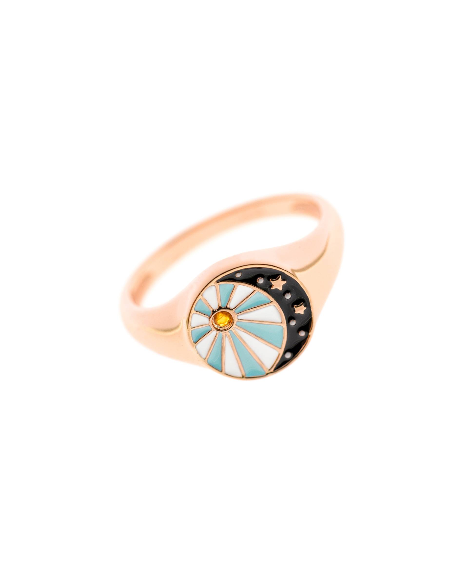 SIGNET Ring Blau von New One