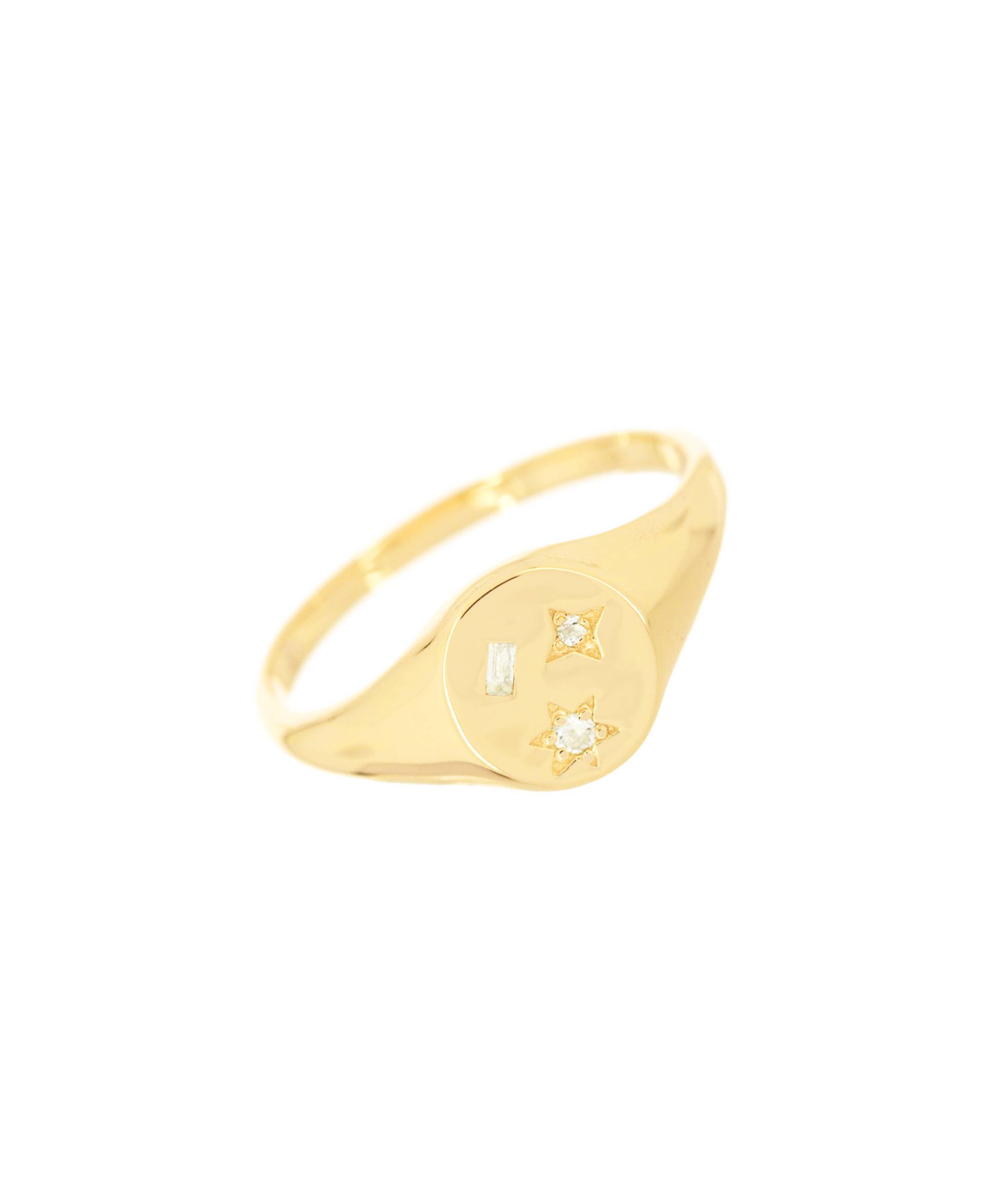 STARLET SIGNET Ring Gold von New One