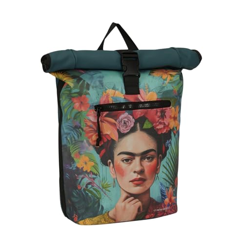 Mart Art New York Flowerhead Rolltop Rucksack 16L von New Rebels