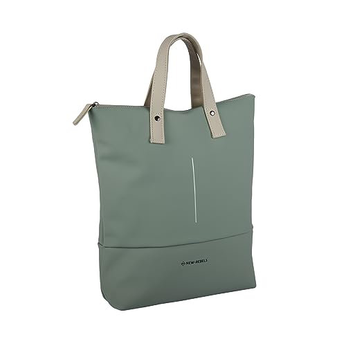 New Rebels Unisex-Erwachsene Matteo-Trenton Backpack & Shopper 10L Rucksack, Salie Green, 28x10x36cm von New Rebels