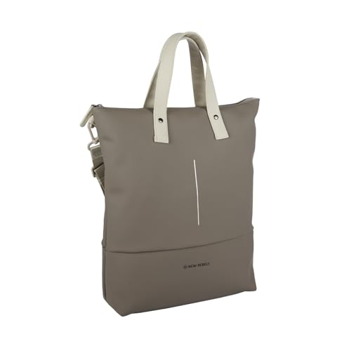 New Rebels ® Matteo Trenton - Rucksack - Shopper - Wasserabweisend - Taupe von New Rebels