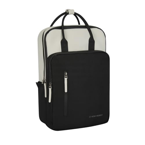 New Rebels Ceres Milwaukee Rucksack - 15,6-Zoll-Laptopfach mit wasserdichtem Reißverschluss - Gepolsterte Rückengurte - Stiftfach an der Vorderseite - Wasserfestes Material von New Rebels
