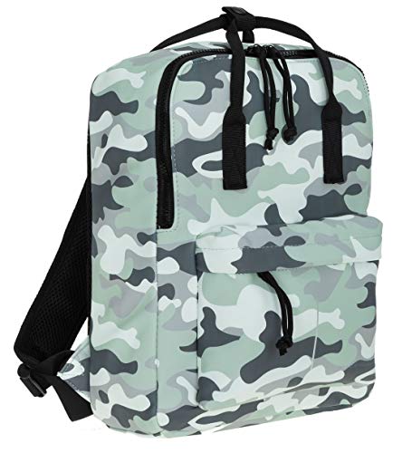 New Rebels Freizeit Rucksack Damen City Bag A4 Damenrucksack Handtaschenrucksack Tasche backpack klein 51 1195 Auswahl +s (Camo Mint 48) von New Rebels