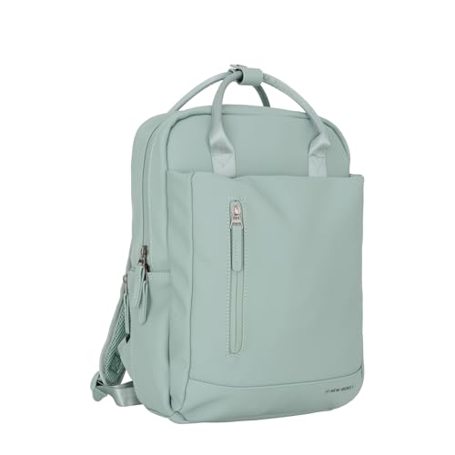 New Rebels Harper Miami Sali Grun 10L Rucksack Wasserabweisend Laptop 13" von New Rebels