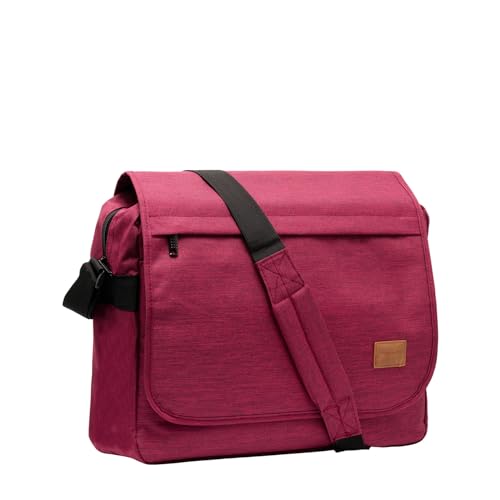 New Rebels Heaven 26 – Large- Laptoptasche 15,6“ - Umhängetasche A4 - Burgundy von New Rebels