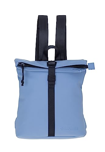 New Rebels Rucksack Damen Tim Fashion small Damenrucksack Mini Handtasche Plane + Schlüsseletui (Hellblau Schwarz 1255 28) von New Rebels