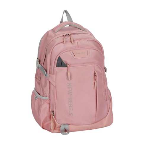 New Rebels Vince Baldwin Rosa 33L Rucksack Wasserabweisend Laptop 15.6" von New Rebels
