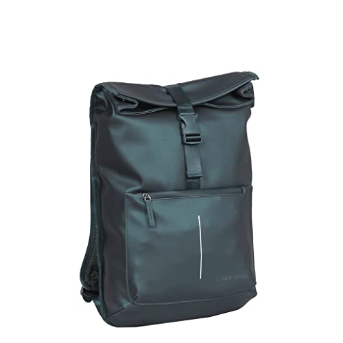 New Rebels William – 13l Rucksack Rolltop – Wasserabweisendes Rucksack Luxuriöses Und Modernes Design Komfort Und Stil Der William-Tasche Hochwertiges Polyurethan-Material – Wetterfabweisendes Design von New Rebels