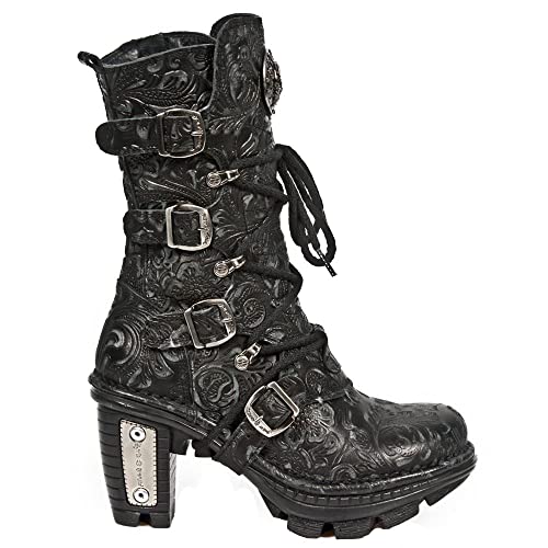 NEOTR005-S25 Vintage Retro Stiefel Rock Punk Leder Boots von New Rock