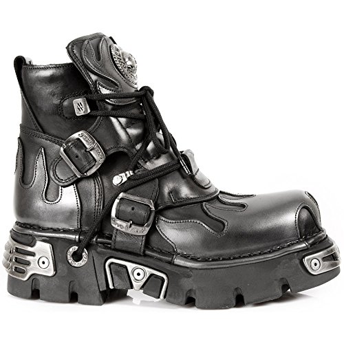 New Rock , Unisex Erwachsene Biker Boots , Schwarz - schwarz - Größe: 40 EU von New Rock