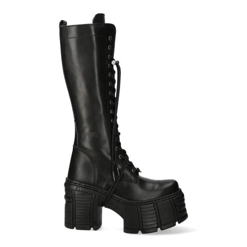 New Rock - Gothic Stiefel - M-TM002-C2 - EU36 bis EU42 - für Damen - Größe EU38 - schwarz von New Rock