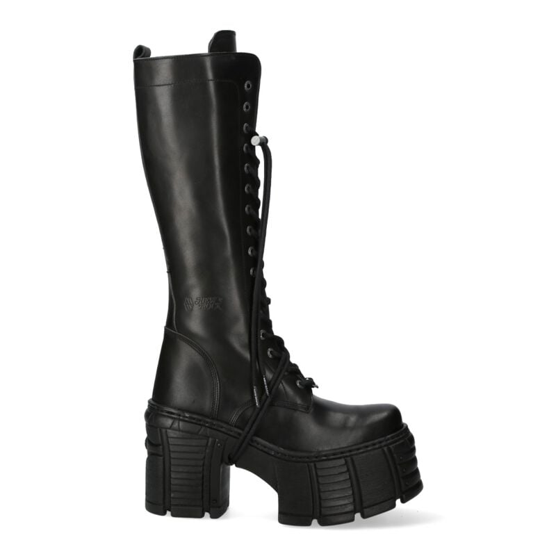 New Rock - Gothic Stiefel - M-TM002-C2 - EU36 bis EU42 - für Damen - Größe EU42 - schwarz von New Rock