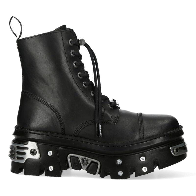 New Rock - Gothic Stiefel - M-WALL083CCT-S13 - EU36 bis EU47 - Größe EU39 - schwarz von New Rock