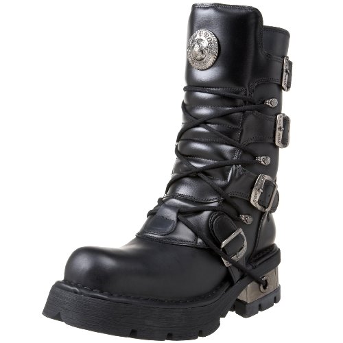 New Rock M 373 S1, Unisex-Erwachsene Stiefel, Schwarz (Noir), 44 EU von New Rock