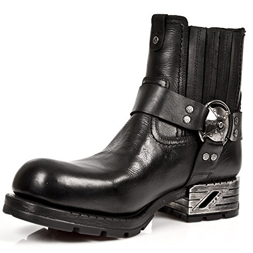 New Rock M.mr007-s1, Klassische Stiefel für Herren, Schwarz - schwarz001 - Größe: 43 EU von New Rock