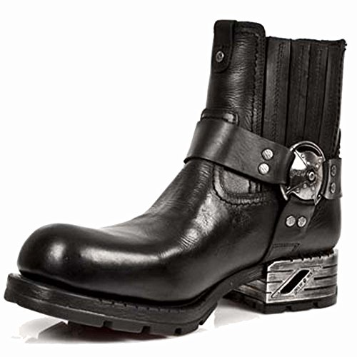 New Rock Herren M.mr007-s1 Kurzschaft Stiefel, Schwarz, 39 EU, Black, 39 EU von New Rock