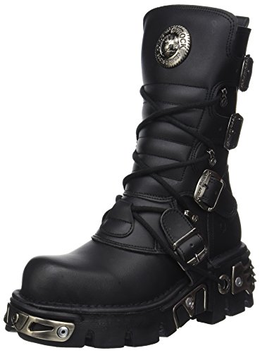 New Rock M-373-s7 Motorradstiefel Unisex, Schwarz - Schwarz - Größe: 41 EU von New Rock