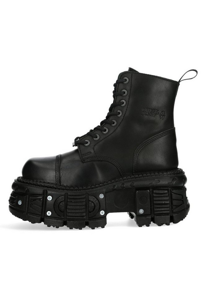 New Rock M-TANK083-C1 Ankleboots Goth & Punk Statement aus Rindsleder von New Rock
