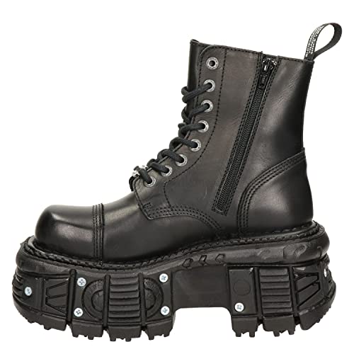 New Rock M-TANK083-C1 Stiefelletten/Boots Femmes Schwarz - 37 - Boots von New Rock
